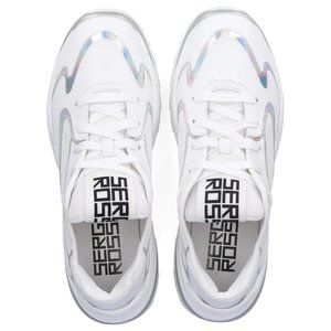 SERGIO ROSSI Leather sneakers US 10, EU 40 New In Box